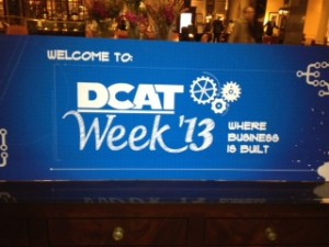 Key Corporate Services Managing Partner Dave Kerns and pharma team member Stacy Cronkright attend DCAT Week '13