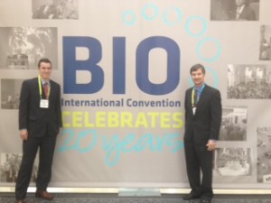 Key Corporate Services Managing Partner Dave Kerns and pharma team member Cody Griffth attend the 2013 BIO International Convention in Chicago, Illinois