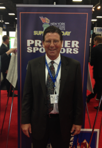 Don Thomas of Key Corporate Services attends Suppliers' Day, the premiere trade show event of the New York Society of Cosmetic Chemists (NYSCC)